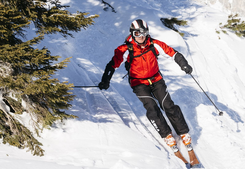 Furnierte Ski
