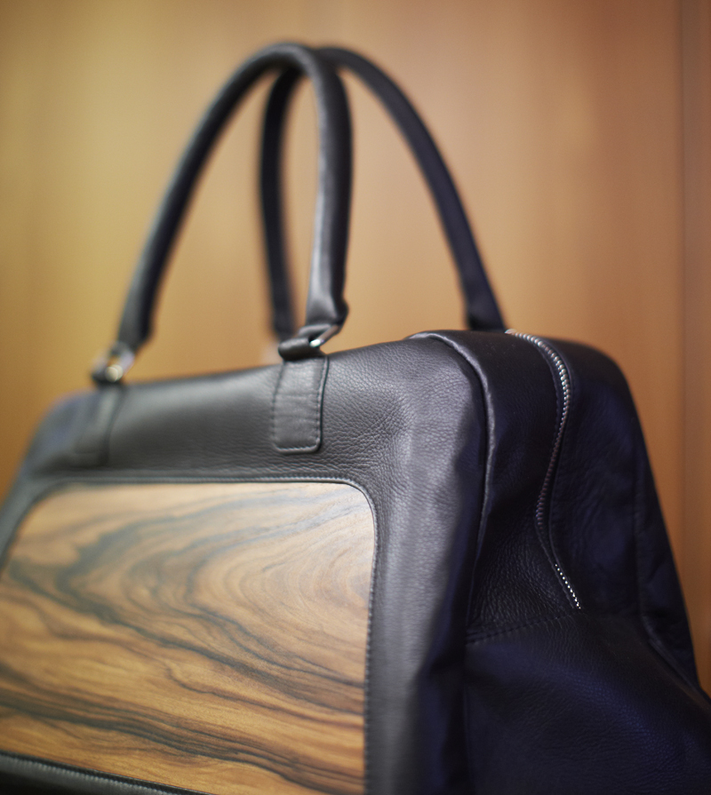 Tasche mit Furnier Tasche mit Furnier