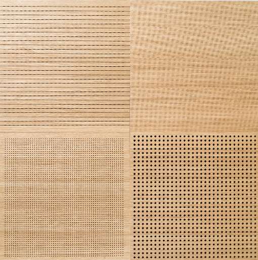 Bild 2: Akustikplatten aus echtem Holzfurnier gibt es in allen gewnschten Formaten. Foto: IFN/europlac