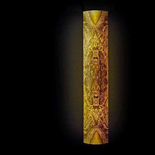 Photo 2: A nice lampshade made of veneer is already enough for a little electrical engineering. Picture: IFN